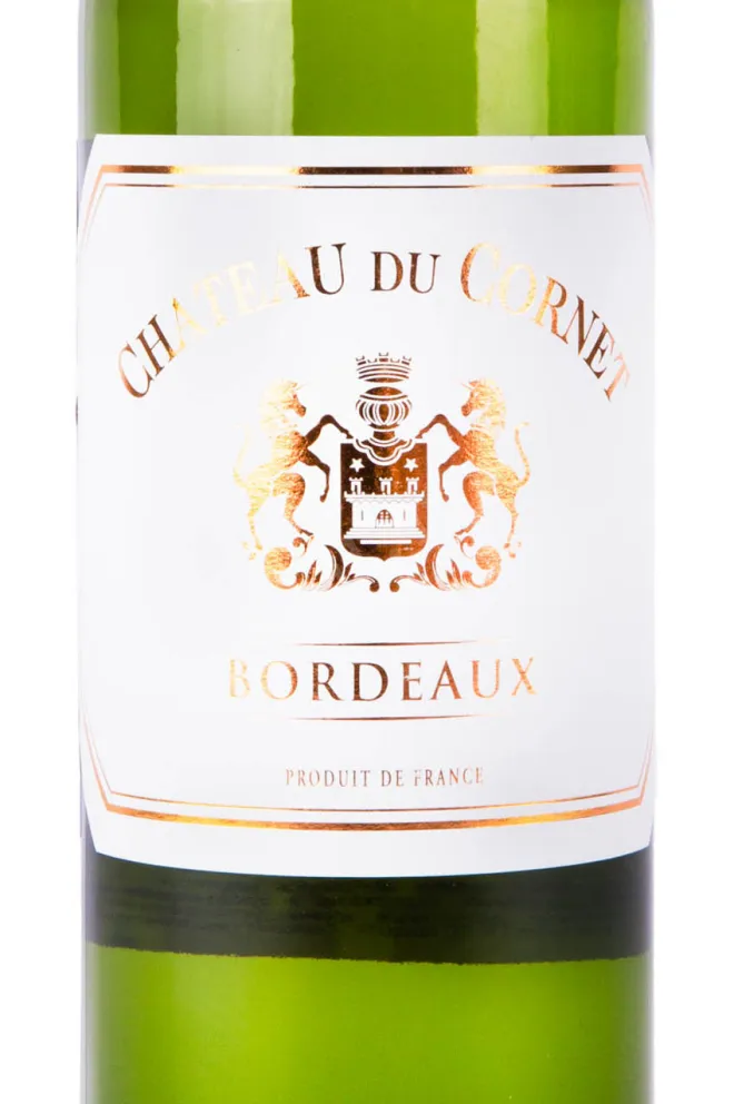 Этикетка вина Chateau du Cornet Bordeaux AOC 0.75 л